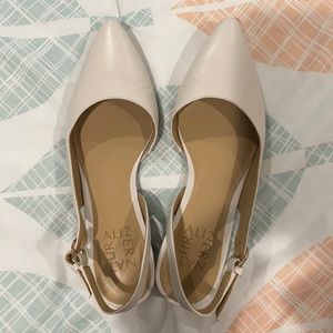 White Naturalizer flat size 5.